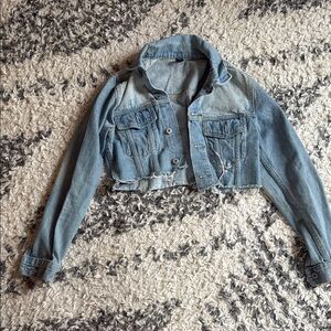 Windsor Denim Cropped Jacket